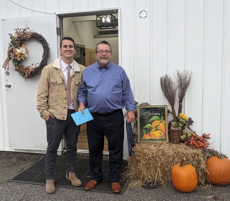 Pastor Joey Clark with Deacon